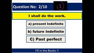 TEST OF ALL ENGLISH TENSES - TENSE TEST - TRANSLATION TEST - GRAMMAR TEST