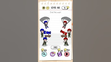 Brain Test : Tricky Puzzles | Level 182 Walkthrough Solutions | ( WITH EXPLANATIONS)