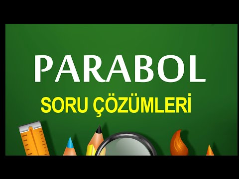 Parabol Soru Çözümleri | Matematik | Ekol Hoca