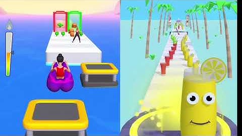 Juice Run VS Twerk Race  - All Levels Gameplay Android,ios  BEST GAME FOR 2023