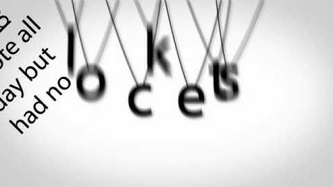 Social Life, With Friends (kinetic typography)