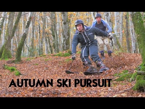 SKI CHASE ON LEAVES - Autumn ski pursuit | RadCow