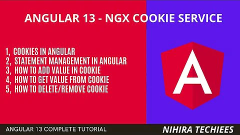 ngx-cookie service in angular | how to implement cookie in angular 13 | angular 13 tutorial #34