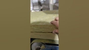 Horizontal cutting machine for rock wool slab cutting