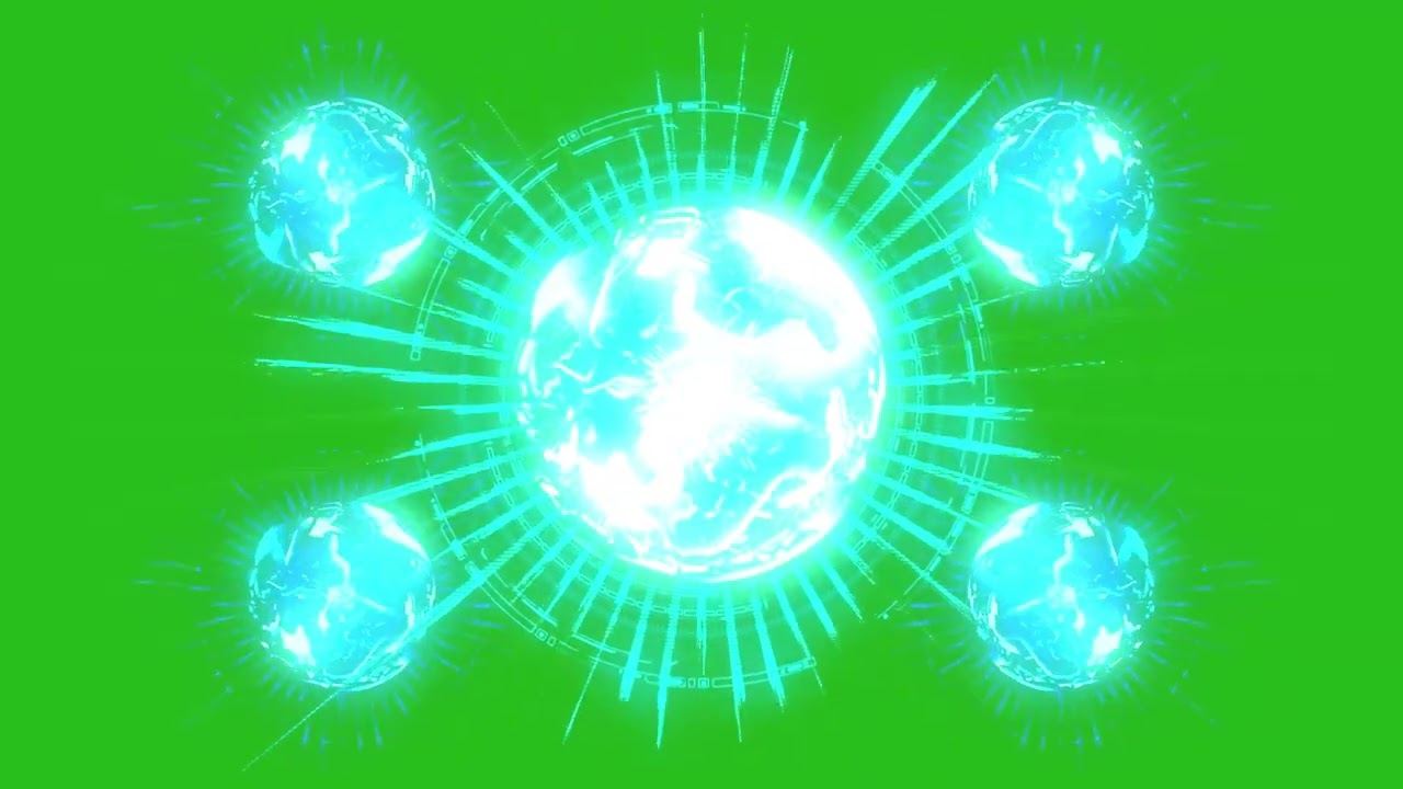 🟢ESFERAS de ENERGIA pantalla verde 🟢 Energy CHROMA KEY 🟢