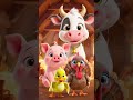 Farm Animals Sounds 🐄🐔 | Animal Song #KidsLearning #FarmFun
