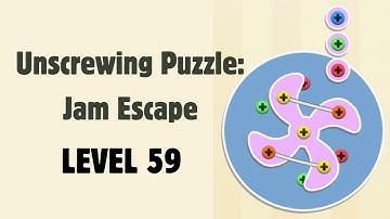 Unscrewinging Puzzle: Jam Escape Level 59 | GAME Walkthrough