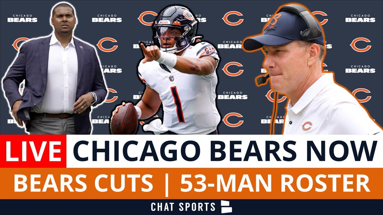 LIVE: Chicago Bears 53-Man Roster SET After NFL Roster Cuts | Today’s