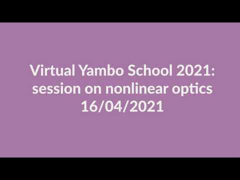 Session on nonlinear optics - 16/04/2021 (Virtual School on Yambo ...)