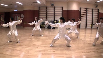 楊式扇18式練習2