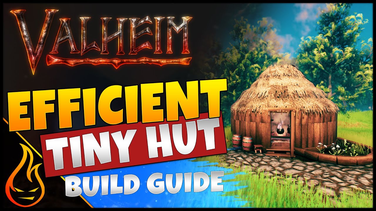 The Most Efficient Tiny Hut Valheim Build Guide YouTube