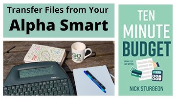 ALPHASMART NEO : Transferring Your Files.