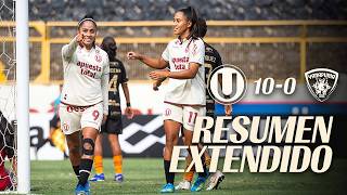 Un nuevo triunfo de las Leonas 🦁 | Universitario 10-0 CD Yanapuma | RESUMEN DE GOLES