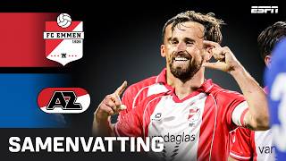 MICHAILAS BREIJ SU NUOSTABIA STRAIFE IŠ DIDELIO ATSTUMO | FC Emmen - Jong AZ santrauka
