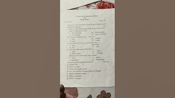 Class 9 1st Unit Test Questions Paper 2023-2024 Social Science SEBA BOARD ASSEB BOARD Assam 2025