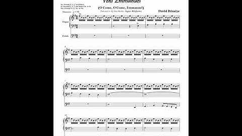 An Advent Prelude on "VENI EMMANUEL" by David Ibinaiye | O Come, O Come, Emmanuel | Organ Voluntary