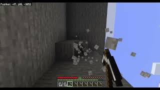 Playing Minecraft and loosing sanity (so much gravel)