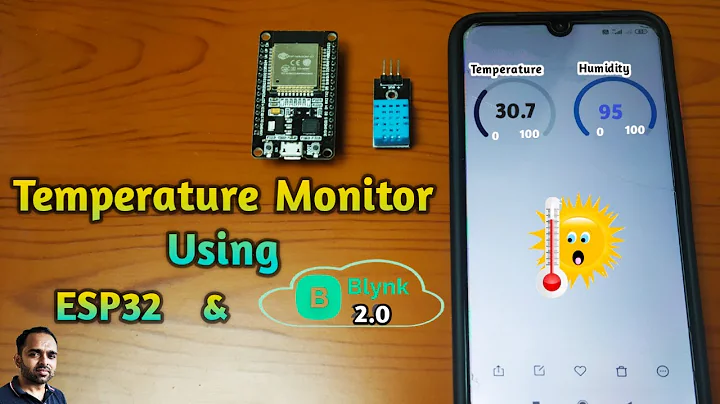 Temperature and Humidity Monitor Using ESP32 and Blynk IOT | Blynk 2.0 Projects
