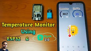 Temperature and Humidity Monitor Using ESP32 and Blynk IOT | Blynk 2.0 Projects screenshot 3