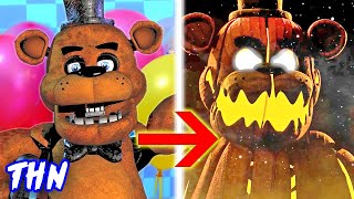 Video thumbnail of "Five Nights at Freddy's turns to Halloween song! (Remix)"
