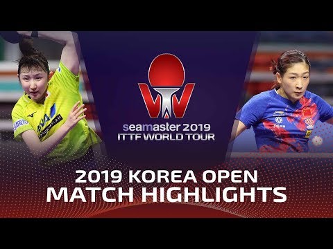 Hina Hayata vs Liu Shiwen | 2019 ITTF Korea Open Highlights (R32)