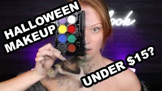 I Tried Walmart Halloween Makeup for Under $10 TOTAL!