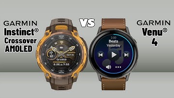 Garmin Instinct® Crossover AMOLED vs Garmin Venu® 4