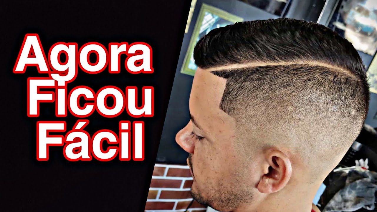 Como fazer risca no cabelo (barbeiro iniciante) 