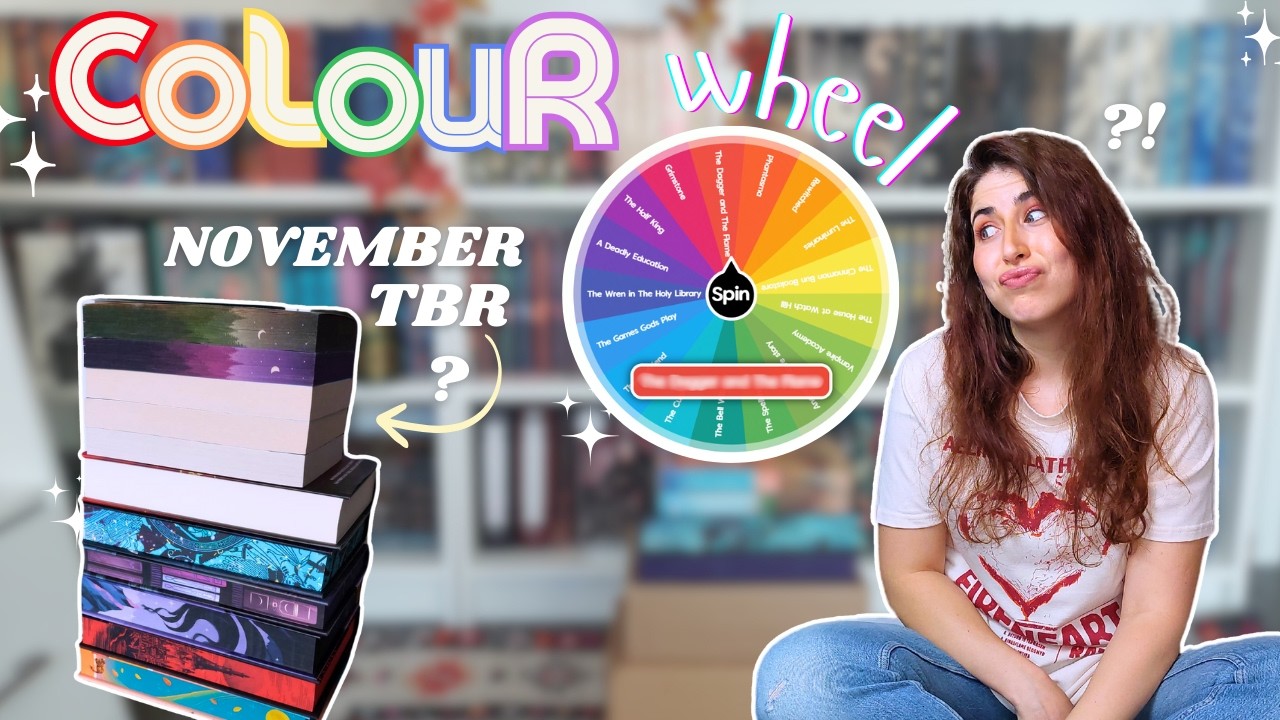 Цветовой круг выбирает мой ноябрьский TBR 2024 🫣🎨! Конец года TBR 2024!