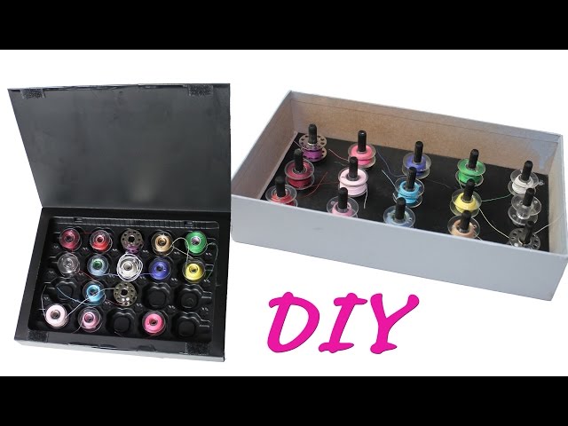 How To Make A DIY Bobbin Holder (SO Easy & Cheap!)