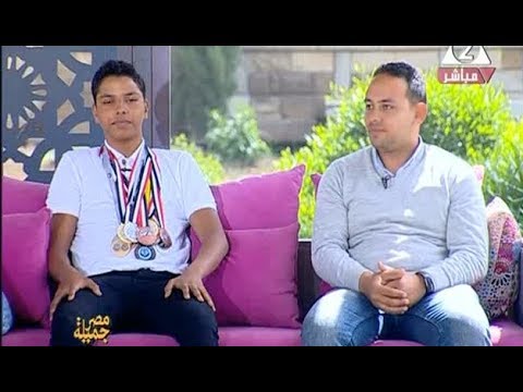 د أحمد الخطيب كابتن أحمد حسين  بطل الجمهورية في السباحة  فى مصر جميلة 7  4  2019