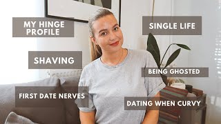 DATING Q&A [showing you my dating profile // dating as a curve model // being alone]