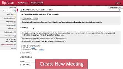 Adobe Connect Screencast