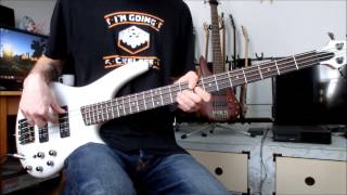 Video thumbnail of "Hachimitsu Doki - Bass Cover (Servant X Service ED)"