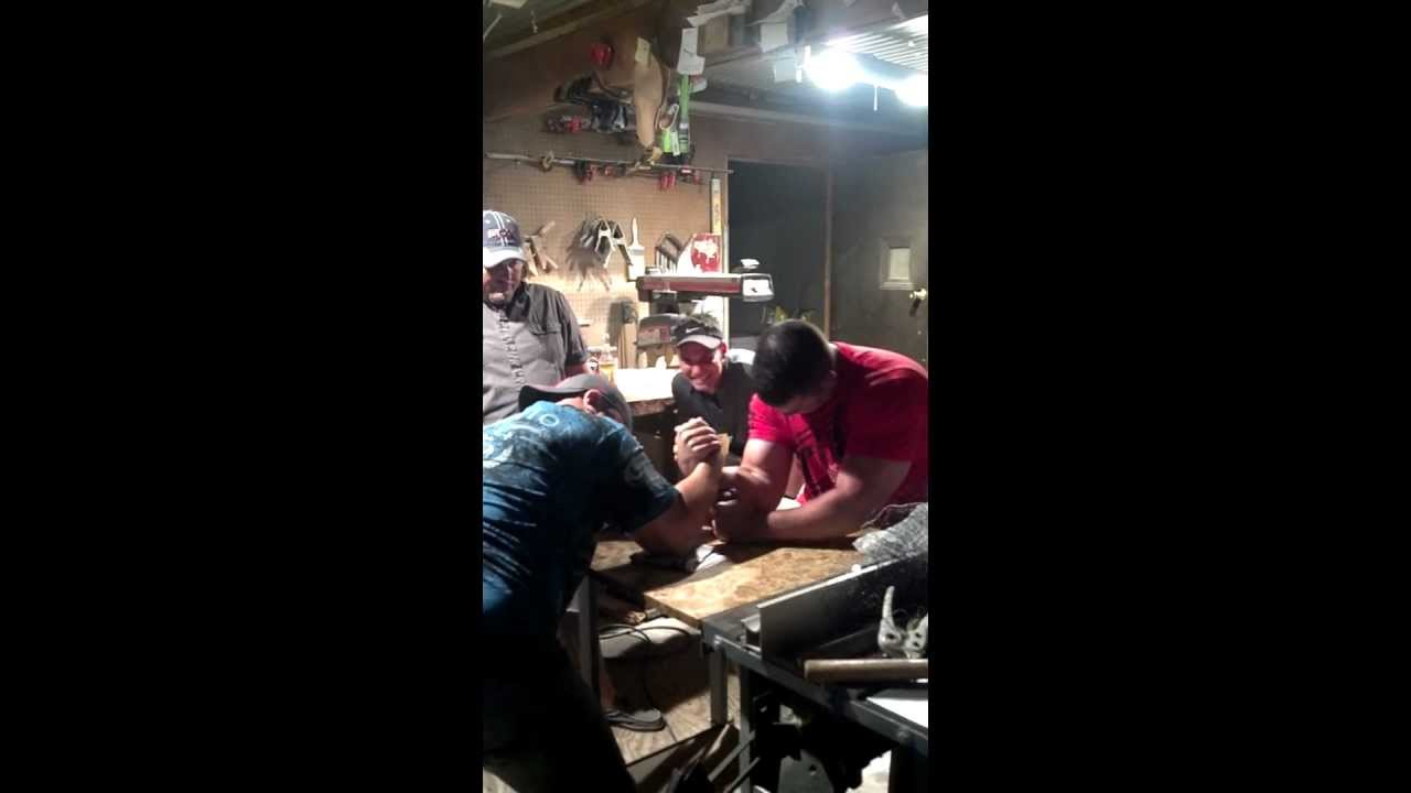 Guy Snaps Bone Arm Wrestling! YouTube
