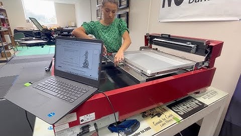 POV: Stretching, Burning, & Printing with our Riso QS2536