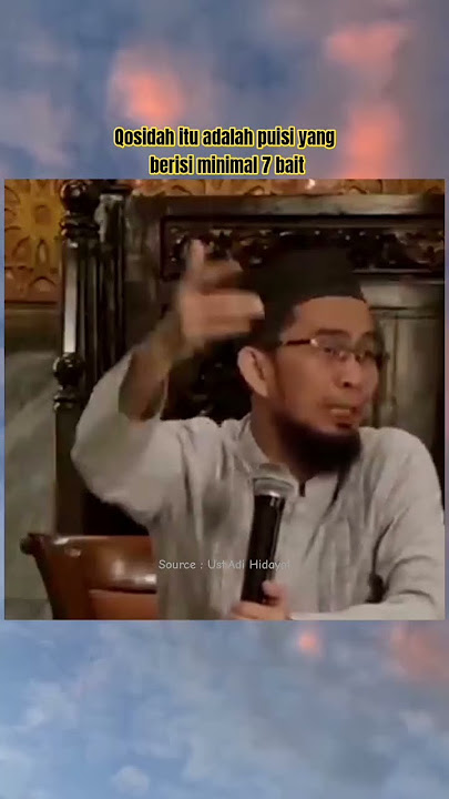 Qosidah asalnya bukan dari rebana #qosidah #ustadzadihidayat #uah
