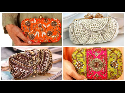 Latest Pakistani Bridal Clutches & Bags Collection 2017