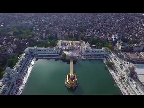 Sachkhand Sri Harmandir Sahib Aerial Drone 4K 2018