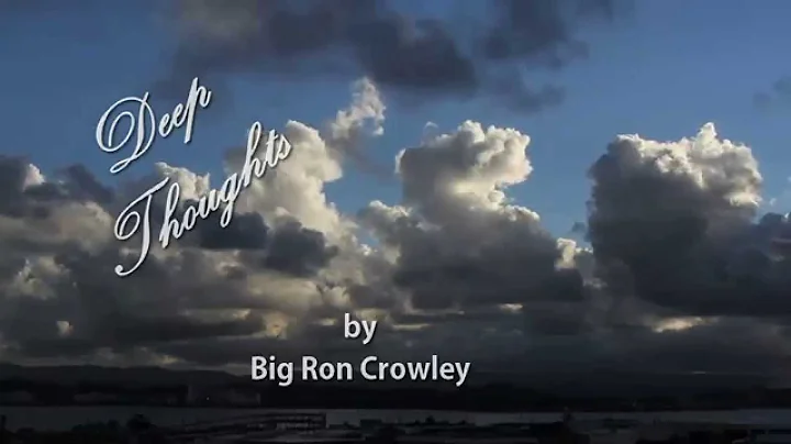 Deep Thoughts in Education by Ron Crowley - Test A...