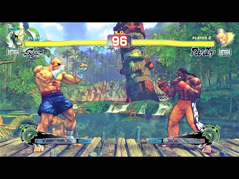 Sagat vs Dee Jay (Hardest AI) - Ultra Street Fighter IV
