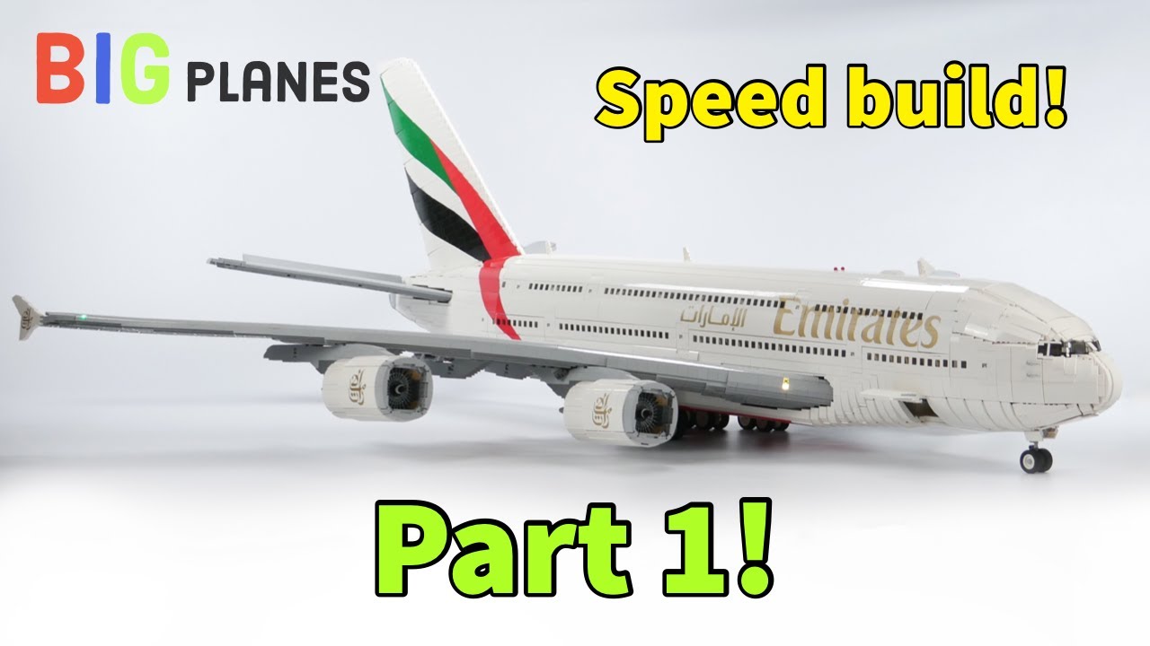 LEGO Airbus A380 Speed Build 1! -