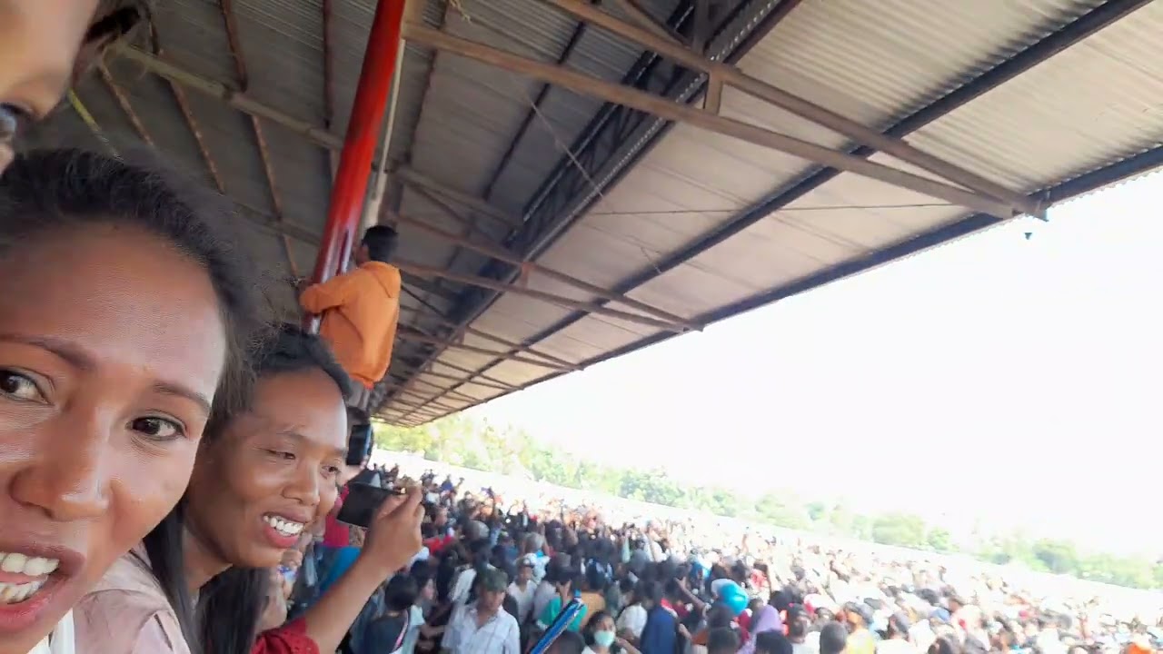 Penyambutan Presiden Joko Widodo di Lapangan Rihi Eti Waingapu, Sumba Timur