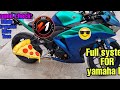 Yamaha R3 Full system | villain | akrapovic | toce | mivv | zero1squad | ZeroOneMoto |