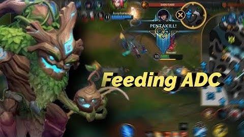 WILD RIFT | MAOKAI OP! Feeding ADC Until PENTAKILL! 🔥