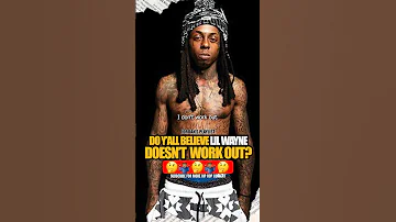 Lil Wayne claims he doesn’t work out, do y’all believe that⁉️🤔🤷🏽‍♂️ #lilwayne #hiphop