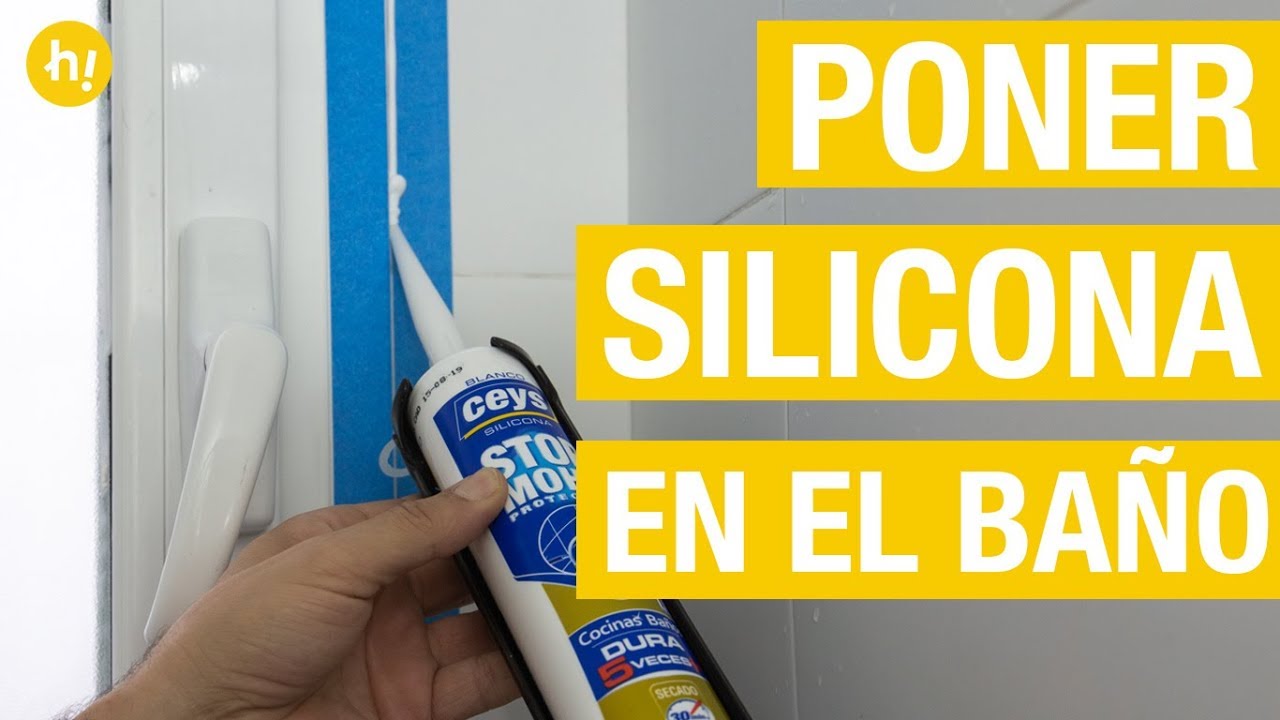 Cómo poner silicona en el baño y protegerlo del moho · Handfie DIY 