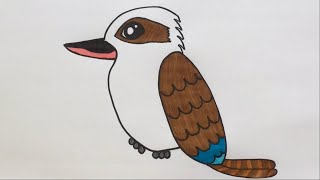 How to draw a kookaburra ✏️