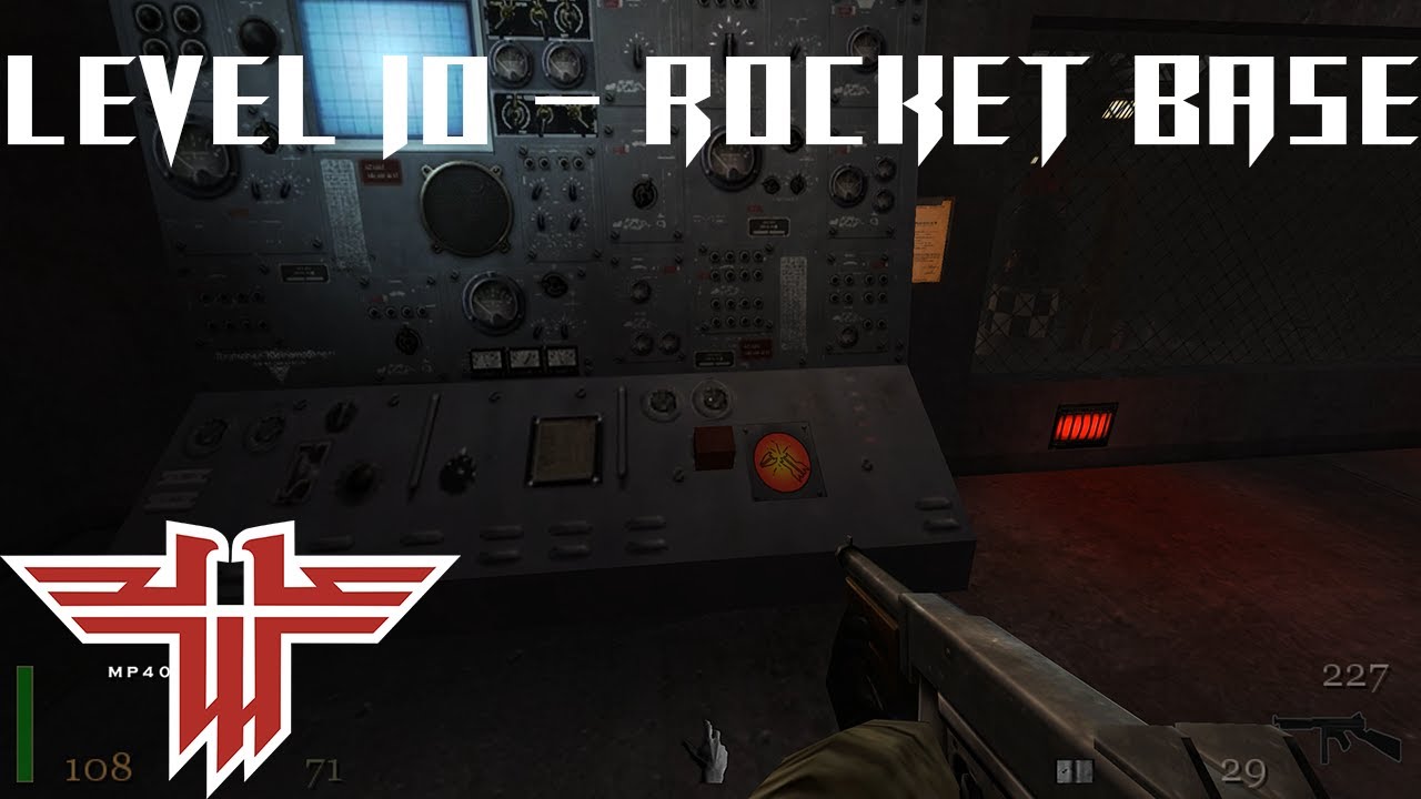 Return to Castle Wolfenstein [PC] Walkthrough - Level 10 - Rocket Base - No Commentary