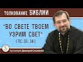 "Во свете Твоем узрим свет" (Пс. 35:10).  Протоиерей Димитрий Сизоненко